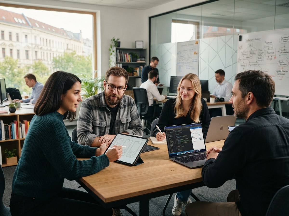 disprstraz Team und Systeminfrastruktur für KI-gestützte Datenanalyse